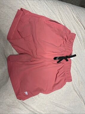 Fabletics Coral Athletic Men's Shorts with Black Drawstring